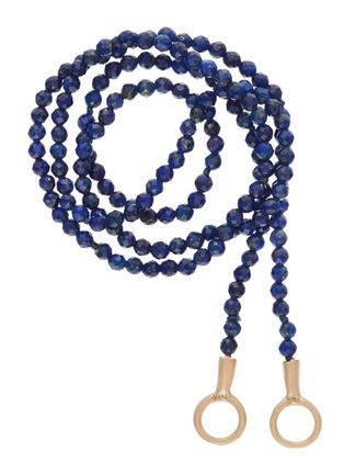 Main View - Click To Enlarge - MARLA AARON - Itty Bitty 14K Gold Lapis Strand