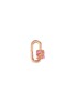 Main View - Click To Enlarge - MARLA AARON - Medium Stoned Chubby 14K Gold Sapphire Lock