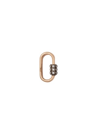 Main View - Click To Enlarge - MARLA AARON - Regular Consuelo 14K Rose Gold Diamond Lock Charm