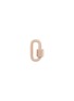 Main View - Click To Enlarge - MARLA AARON - Medium Chubby 14K Rose Gold Lock