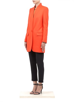 Front View - Click To Enlarge - STELLA MCCARTNEY - Mid-length wool-cashmere coat
