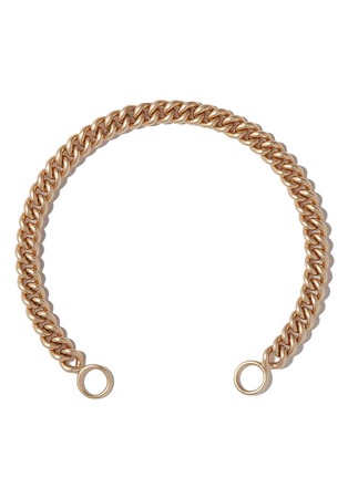 Main View - Click To Enlarge - MARLA AARON - Heavy Curb Chain 14K Gold Bracelet