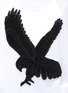 Detail View - Click To Enlarge - STELLA MCCARTNEY - Velvet eagle appliqué cotton T-shirt