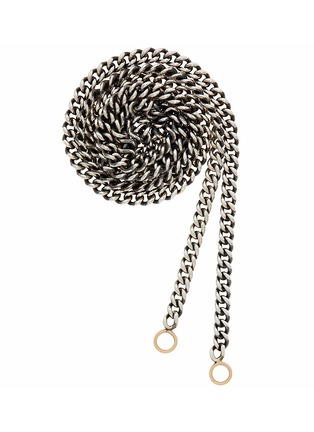 Main View - Click To Enlarge - MARLA AARON - Heavy Curb Chain 14K Gold Sterling Silver Necklace