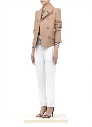 Figure View - Click To Enlarge - STELLA MCCARTNEY - Printed silk-satin shirt