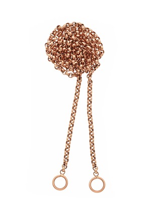 Main View - Click To Enlarge - MARLA AARON - Rolo Chain 14K Rose Gold Necklace