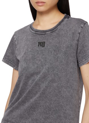  - ALEXANDERWANG - Shrunken Puff Print Logo Cotton T-Shirt