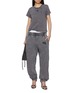 Figure View - Click To Enlarge - ALEXANDERWANG - Shrunken Puff Print Logo Cotton T-Shirt
