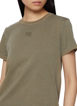  - ALEXANDERWANG - Shrunken Puff Print Logo Cotton T-Shirt