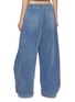 Back View - Click To Enlarge - ALEXANDERWANG - Elasticated Drawstring Waistband Denim Sweatpants