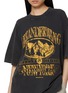  - ALEXANDERWANG - Oversized Sunfaded Graphic Cotton T-Shirt