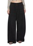 Main View - Click To Enlarge - ALEXANDERWANG - Elasticated Drawstring Waistband Denim Sweatpants