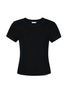 Main View - Click To Enlarge - SILKY MIRACLE - Nude Swarovski Crystal T-Shirt — Black/Size S