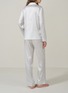 Detail View - Click To Enlarge - SILKY MIRACLE - Petite Flower Bouquet Pyjama Set — Blue/Size M