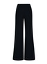 Main View - Click To Enlarge - SILKY MIRACLE - Nude Flared Leg Trousers — Black/Size M