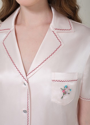  - SILKY MIRACLE - Petite Flower Short Pyjama Set — Pink/Size M