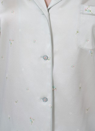  - SILKY MIRACLE - Petite Flower Bouquet Pyjama Set — Blue/Size S