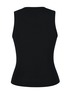 Detail View - Click To Enlarge - SILKY MIRACLE - Nude Swarovski Crystal Tank Top — Black/Size S