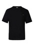 Main View - Click To Enlarge - SILKY MIRACLE - Nude Men's Knit Short Sleeve Top — Black/Size L