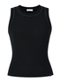 Main View - Click To Enlarge - SILKY MIRACLE - Nude Swarovski Crystal Tank Top — Black/Size M