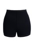 Main View - Click To Enlarge - SILKY MIRACLE - Nude Swarovski Crystal Brief Shorts — Black/Size S