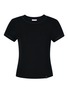 Main View - Click To Enlarge - SILKY MIRACLE - Nude Swarovski Crystal T-Shirt — Black/Size M