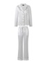 Main View - Click To Enlarge - SILKY MIRACLE - Miracle Silk Pyjama Set — Pearl White/Size M