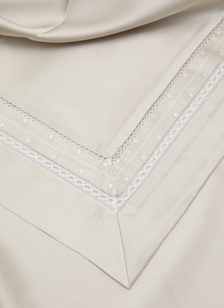 Detail View - Click To Enlarge - SILKY MIRACLE - Secret Lover King Size Bed Set — Space Grey