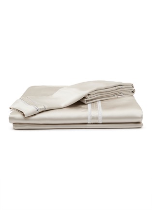Main View - Click To Enlarge - SILKY MIRACLE - Secret Lover King Size Bed Set — Space Grey