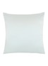 SILKY MIRACLE Silk Square Cushion — Light Blue