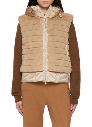 Main View - Click To Enlarge - BOGNER - Yumi Faux Fur Waistcoat