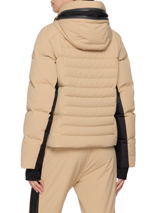 Back View - Click To Enlarge - BOGNER - Contrast Zips Hooded Puffer Jacket