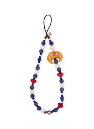 Main View - Click To Enlarge - STRING TING - Monsieur Croissant Wristlet Phone Strap