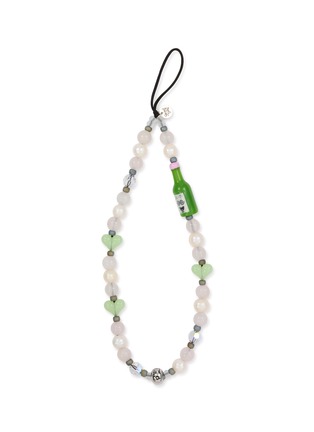Main View - Click To Enlarge - STRING TING - Soju Pop Pearl Wristlet Phone Strap