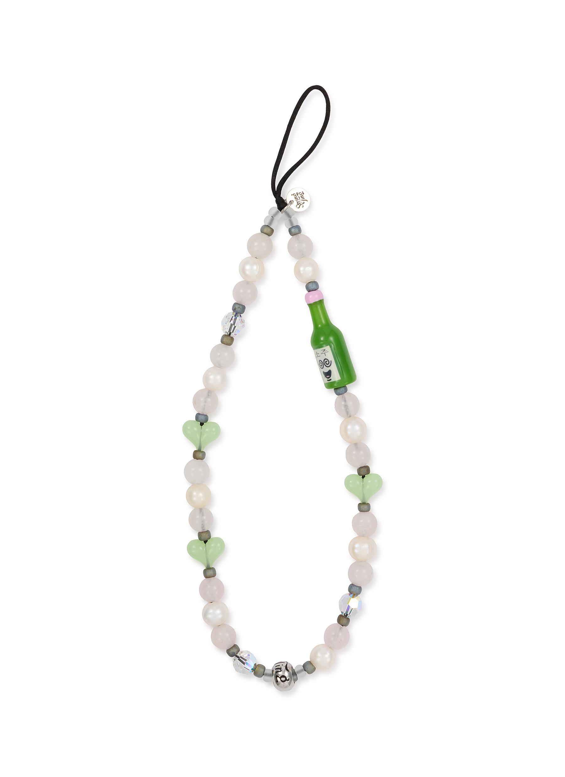 STRING TING | Soju Pop Pearl Wristlet Phone Strap | Women | Lane