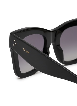 Detail View - Click To Enlarge - CELINE - 3 Dots Acetate Square Sunglasses