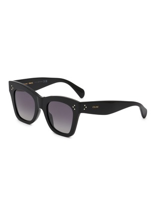 Main View - Click To Enlarge - CELINE - 3 Dots Acetate Square Sunglasses