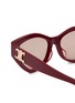Detail View - Click To Enlarge - CELINE - Triomphe Acetate Cateye Sunglasses