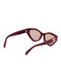 Figure View - Click To Enlarge - CELINE - Triomphe Acetate Cateye Sunglasses