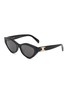 Figure View - Click To Enlarge - CELINE - Triomphe Acetate Cateye Sunglasses