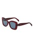 CELINE 3 Dots Acetate Rectangular Sunglasses