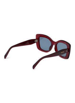 Figure View - Click To Enlarge - CELINE - 3 Dots Acetate Rectangular Sunglasses
