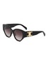 Main View - Click To Enlarge - CELINE - Maxi Triomphe Acetate Round Sunglasses