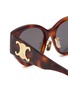Detail View - Click To Enlarge - CELINE - Maxi Triomphe Acetate Round Sunglasses
