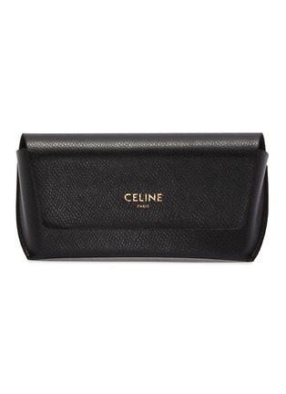 Detail View - Click To Enlarge - CELINE - Maxi Triomphe Acetate Round Sunglasses