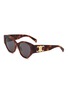 Main View - Click To Enlarge - CELINE - Maxi Triomphe Acetate Round Sunglasses