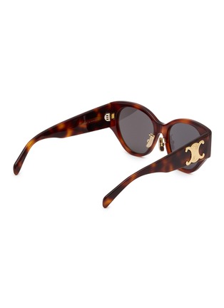 Figure View - Click To Enlarge - CELINE - Maxi Triomphe Acetate Round Sunglasses