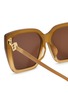Detail View - Click To Enlarge - FENDI - FF Dimonds Acetate Rectangular Sunglasses