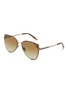 Main View - Click To Enlarge - FENDI - Square Metal Sunglasses