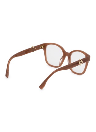 Figure View - Click To Enlarge - FENDI - FF Dimonds Acetate Rectangular Optical Glasses